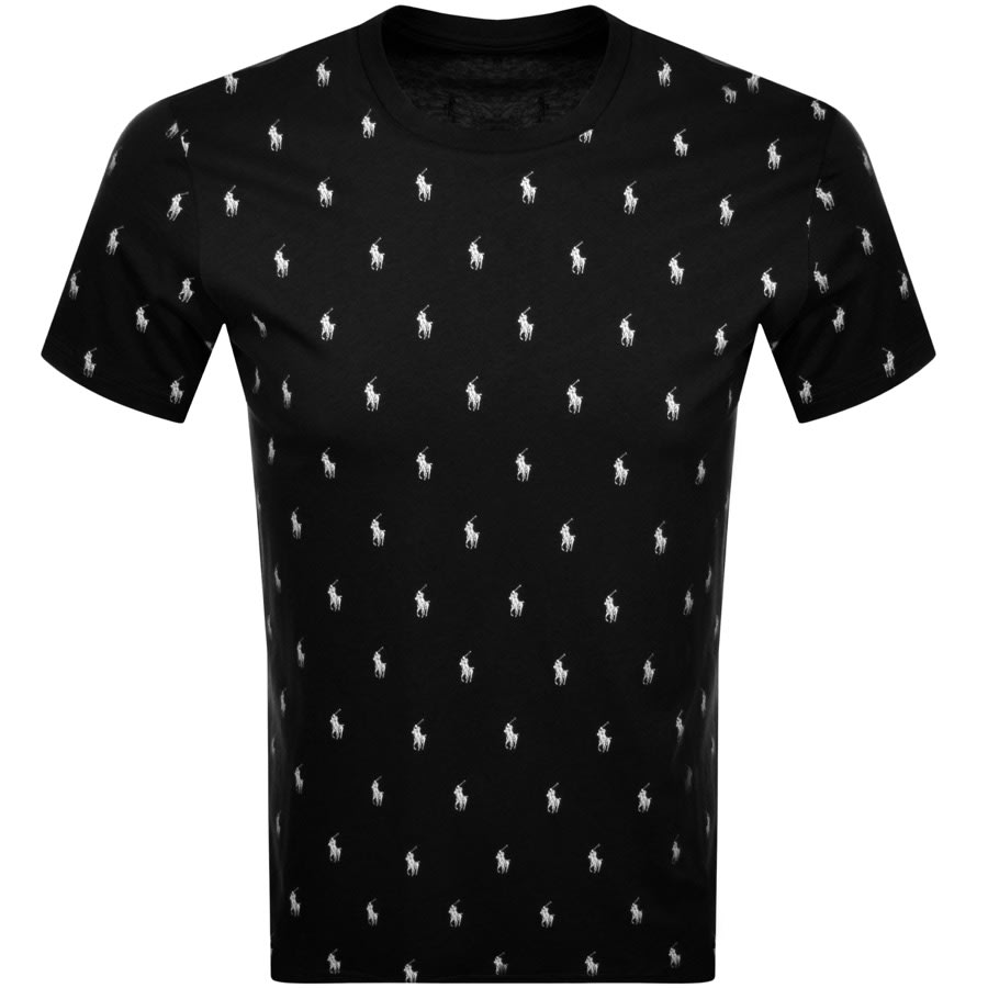 Alternative Image for ProductRalph Lauren Crew Neck Logo T Shirt Black1